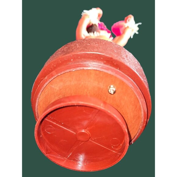 Vintage Hawaiian Tiki Dancers Dolls - Handcrafted Intricate Details Music Box & - Picture 16 of 16